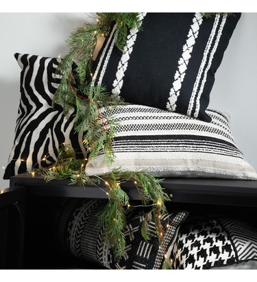  AVA FANCY KIRLENT SİYAH 50X50