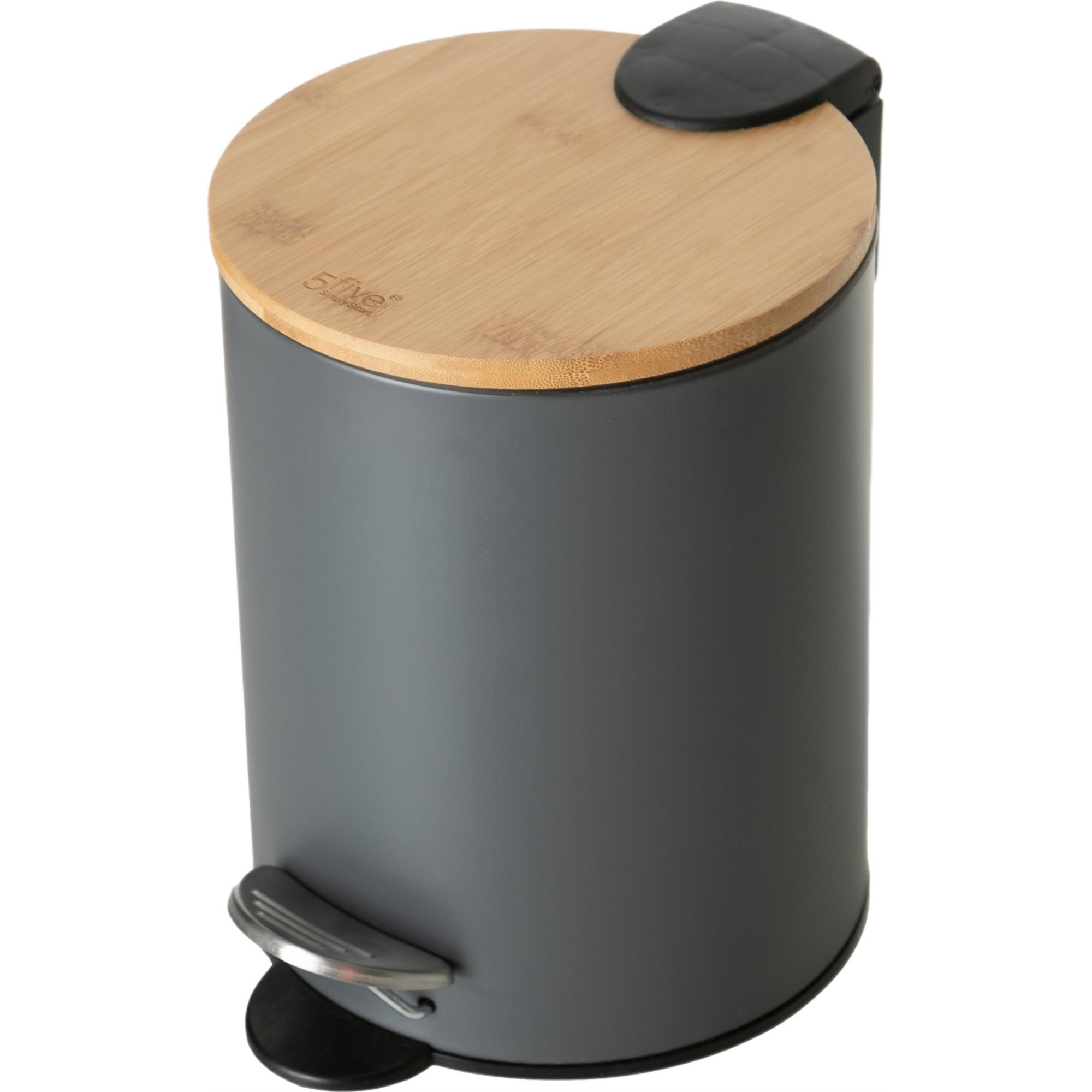 5FIVE BOHO ÇÖP KOVASI SİYAH 3 LT