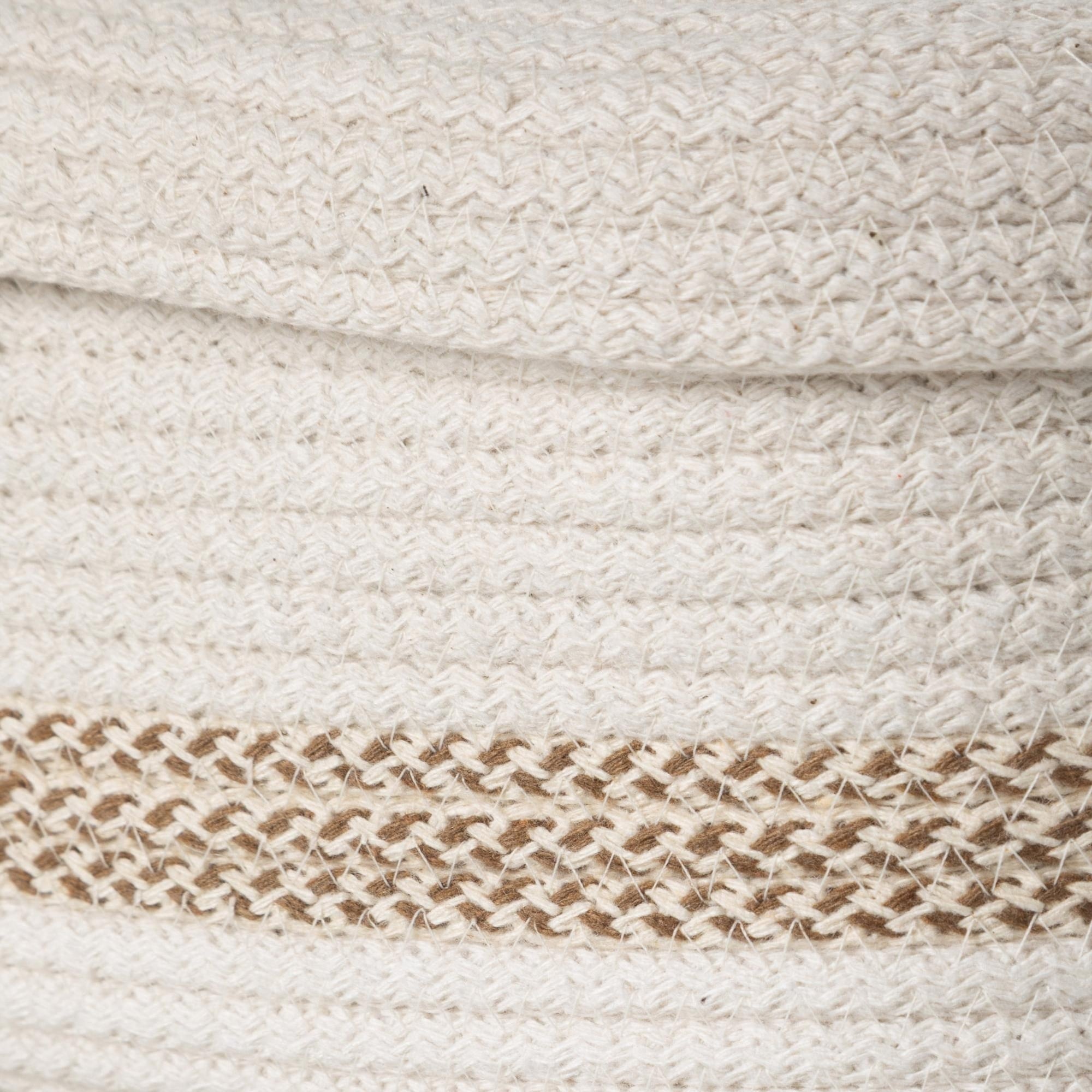 VENUS OVAL DÜZENLEYİCİ SEPET BEJ EKRU 30X13X11