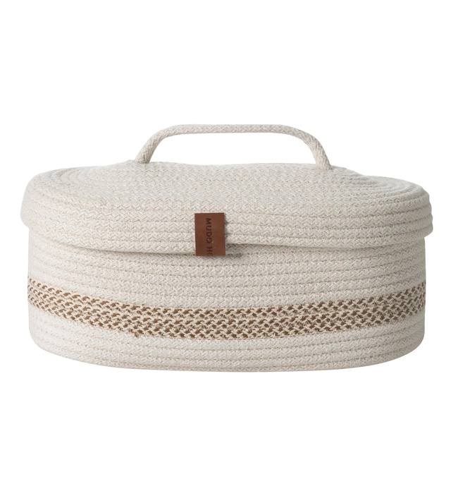  VENUS OVAL DÜZENLEYİCİ SEPET BEJ EKRU 30X13X11