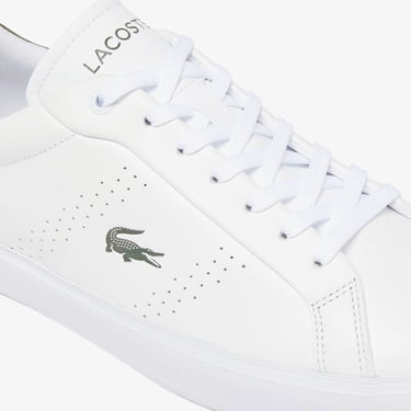  Lacoste Powercourt 2.0 Leather Erkek Beyaz Spor Ayakkabı
