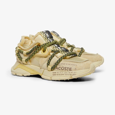  Lacoste L003 Active Runway Kadın Sarı Sneaker