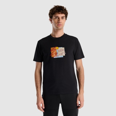  New Balance Erkek Siyah T-Shirt