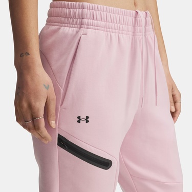  Under Armour Unstoppable Fleece Kadın Pembe Eşofman Altı