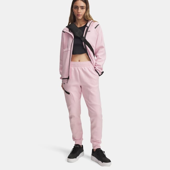  Under Armour Unstoppable Fleece Kadın Pembe Eşofman Altı
