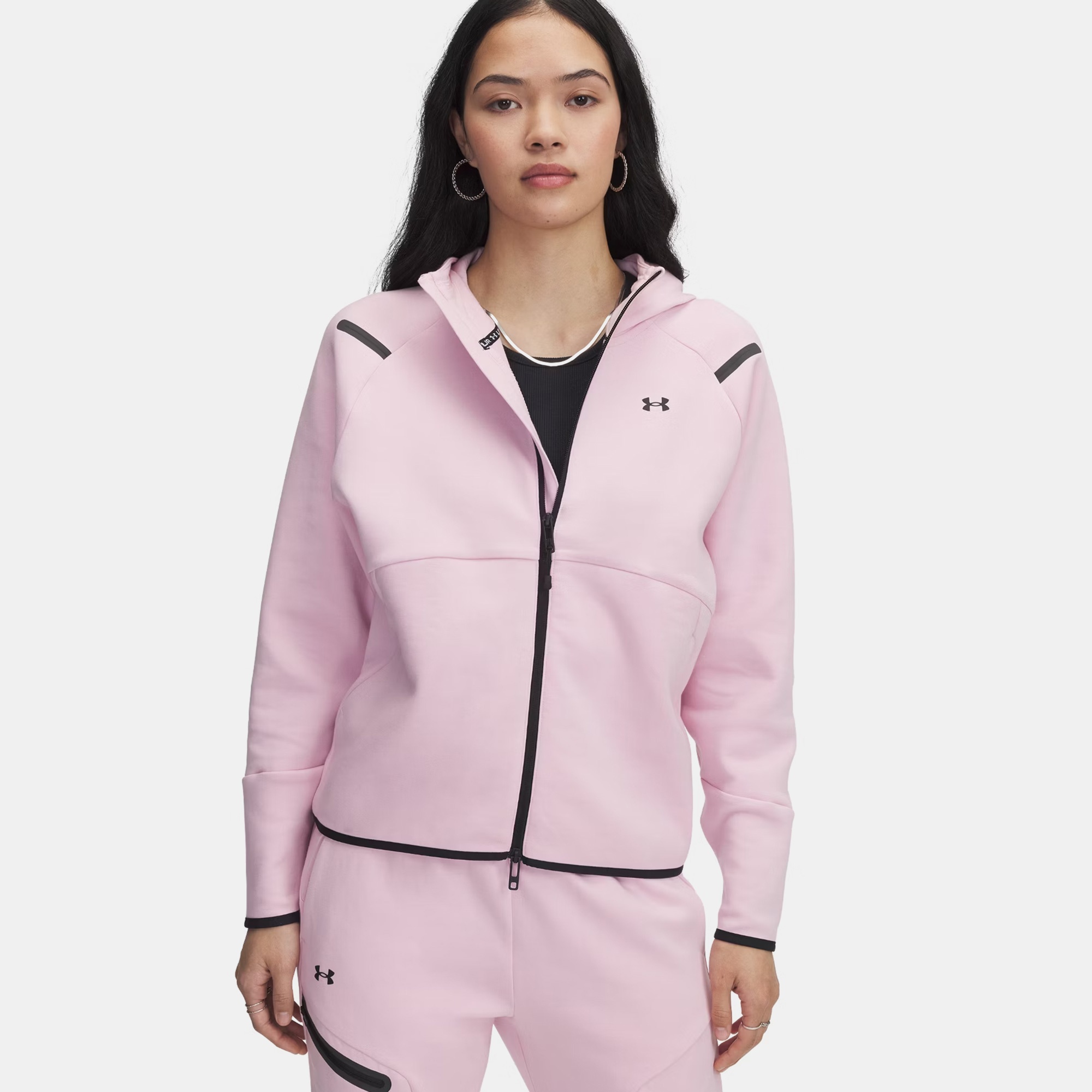 Under Armour Unstoppable Fleece Kadın Pembe Sweatshirt