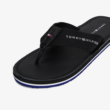  Tommy Hilfiger Erkek Siyah Terlik