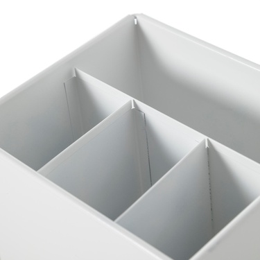  ROMA BÖLMELİ DÜZENLEYİCİ MAT BEYAZ 19X16X13