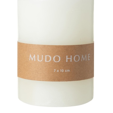  SÜTUN MUM BEYAZ 7X10CM