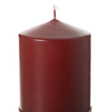  SÜTUN MUM BORDO 7X15CM