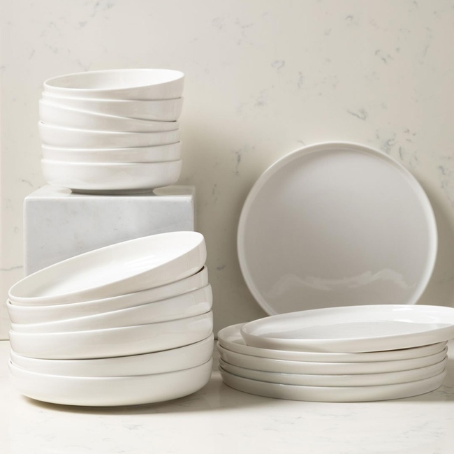  EPHESUS WHITE  18 PARÇA PORSELEN YEMEK TAKIMI