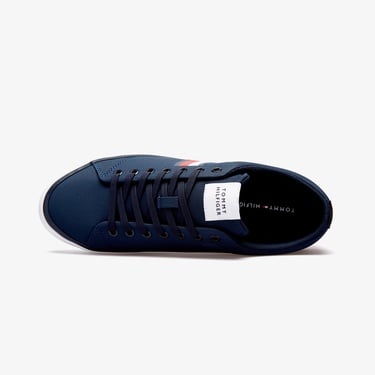  Tommy Hilfiger Low Core Stripes Mesh Erkek Mavi Sneaker