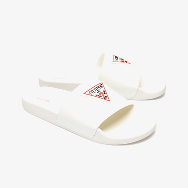  Guess Tokyot Rimini Erkek Beyaz Terlik