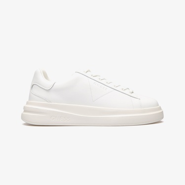  Guess Elba Leather Erkek Beyaz Sneaker