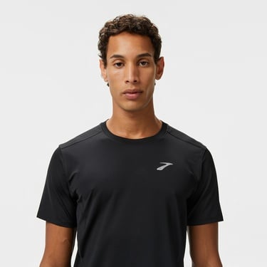  Brooks Atmosphere Sleeve 3.0 Erkek Siyah Koşu T-Shirt