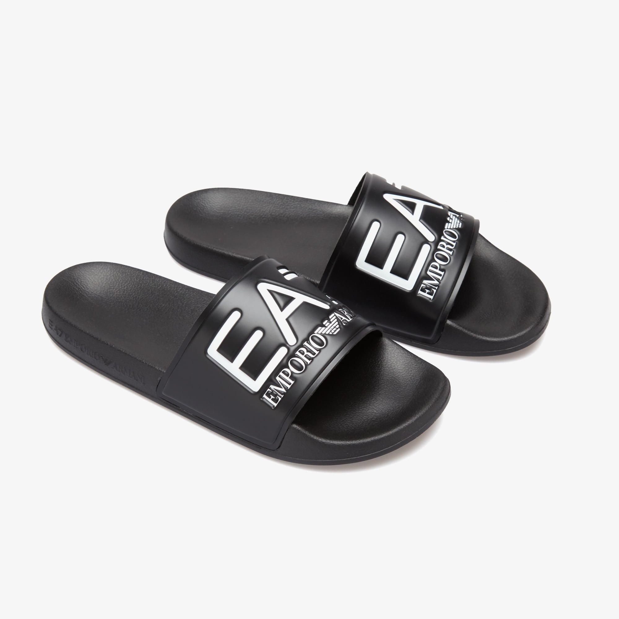 EA7 Unisex Siyah Plaj Terliği