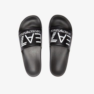  EA7 Unisex Siyah Plaj Terliği
