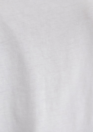  Mavi Nazar Boncuğu Baskılı Beyaz Tişört Regular Fit / Normal Kesim 1613444-70057