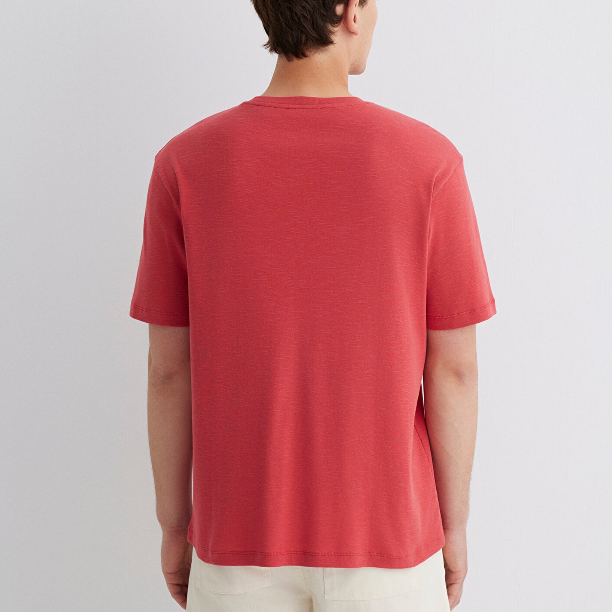 Mavi Kırmızı Basic Tişört Regular Fit / Normal Kesim 0612944-70985