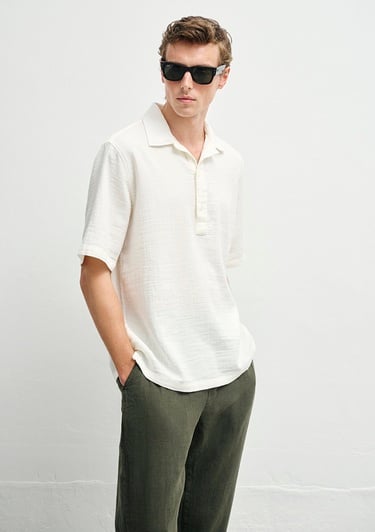  Mavi Ekru Gömlek Regular Fit / Normal Kesim 0211619-70057