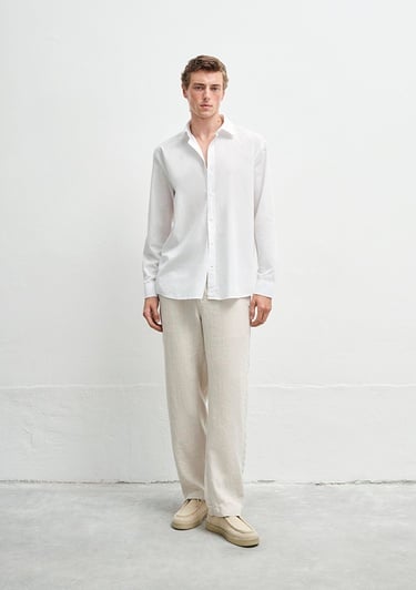  Mavi Beyaz Gömlek Regular Fit / Normal Kesim 0211624-85310