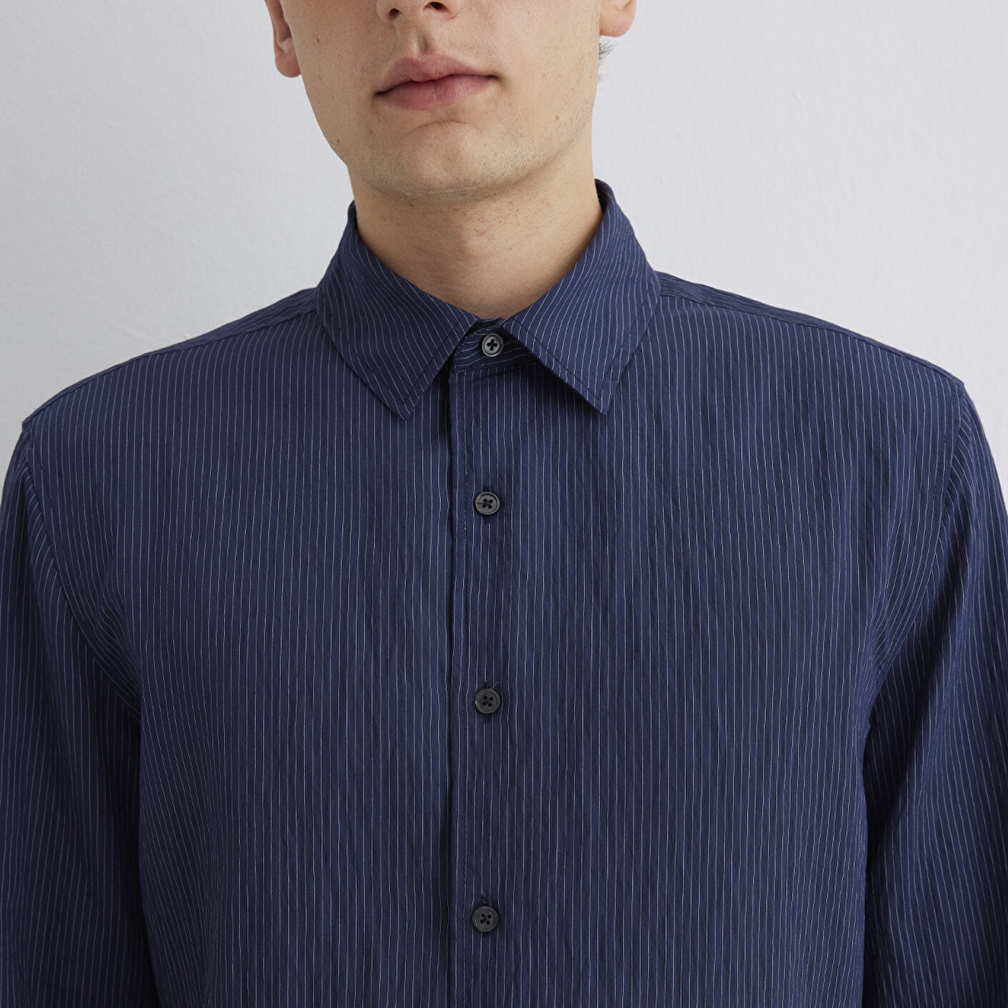 Mavi Lacivert Tencel TM Modal Gömlek Regular Fit / Normal Kesim 0211625-70490