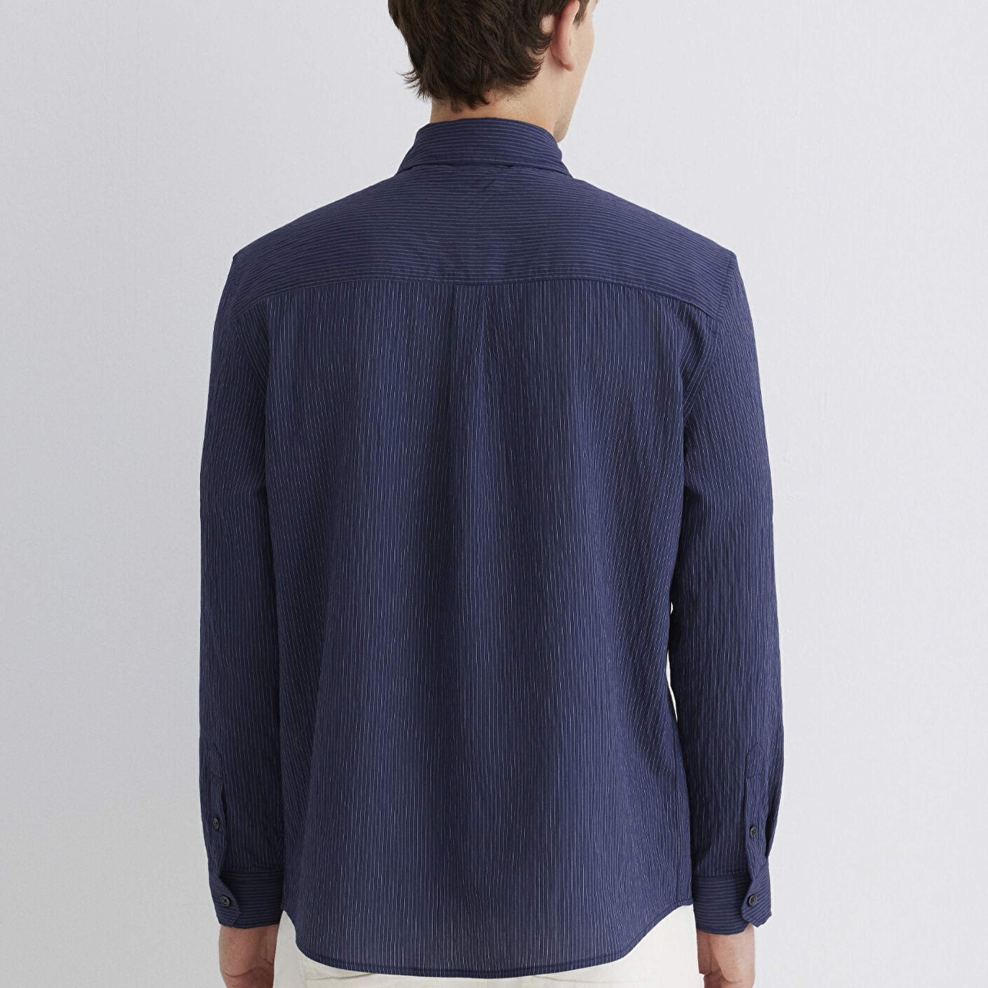 Mavi Lacivert Tencel TM Modal Gömlek Regular Fit / Normal Kesim 0211625-70490