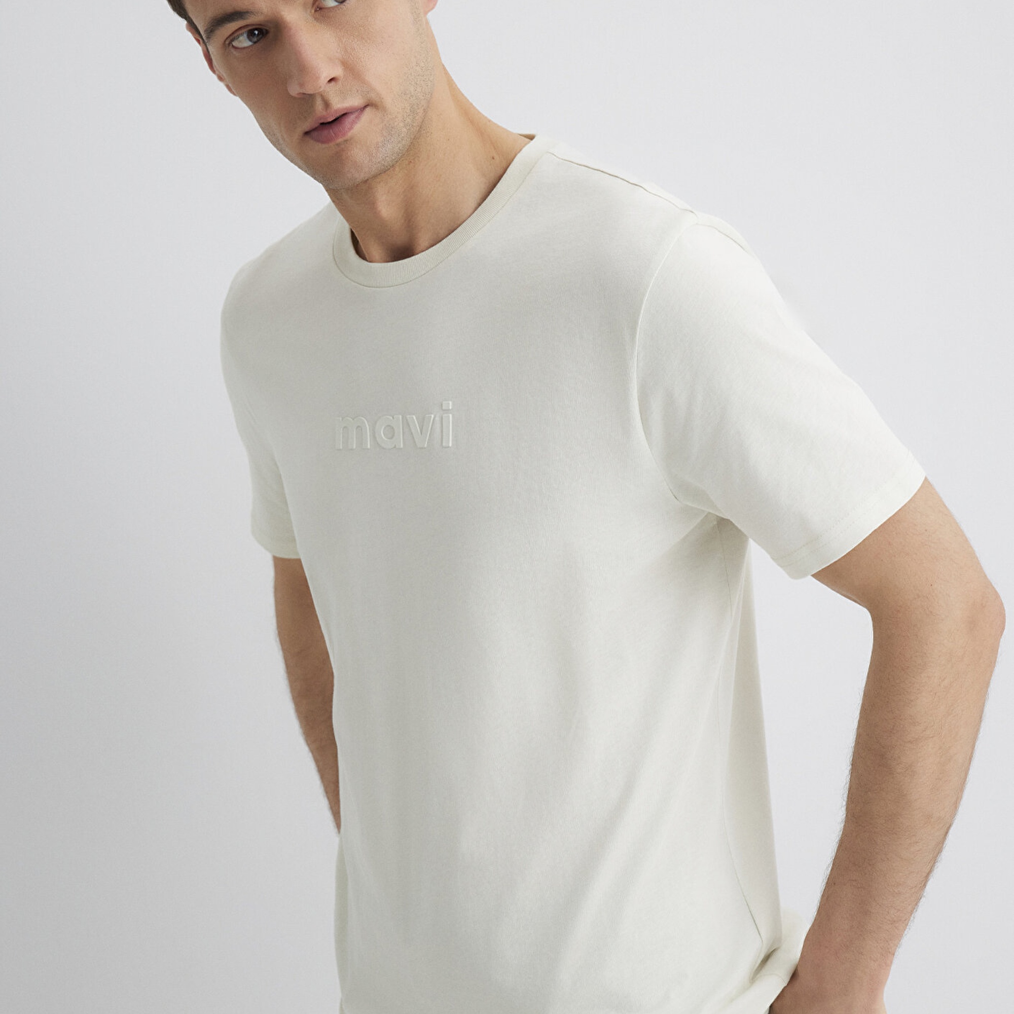 Mavi Mavi Baskılı Gri Tişört Regular Fit / Normal Kesim 0612732-70142