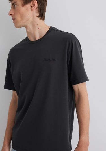  Mavi Mavi Jeans Baskılı Gri Tişört Loose Fit / Bol Rahat Kesim 0612733-70092