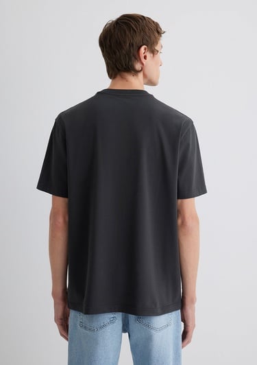  Mavi Mavi Jeans Baskılı Gri Tişört Loose Fit / Bol Rahat Kesim 0612733-70092