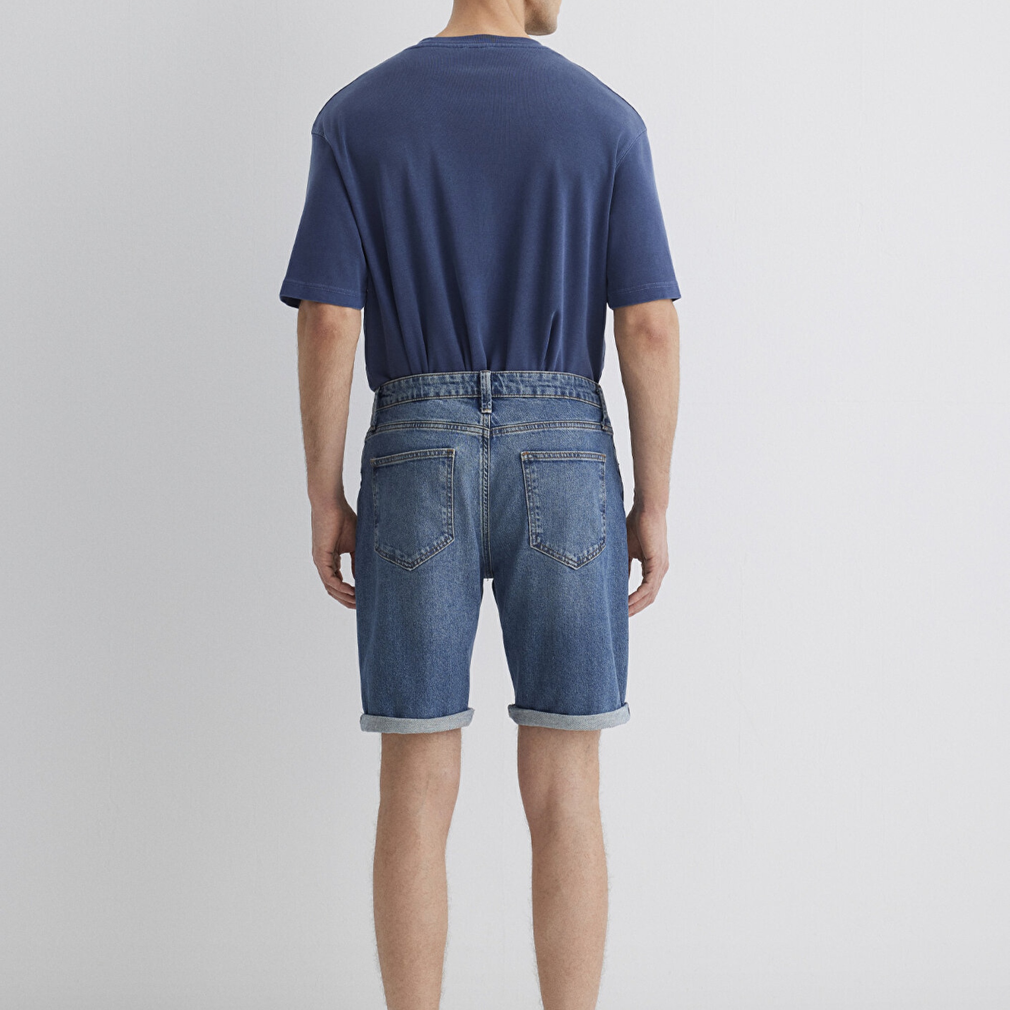 Mavi Brian 90lar İndigo Mavisi Jean Şort 0418487835