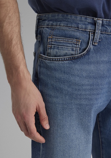  Mavi Brian 90lar İndigo Mavisi Jean Şort 0418487835