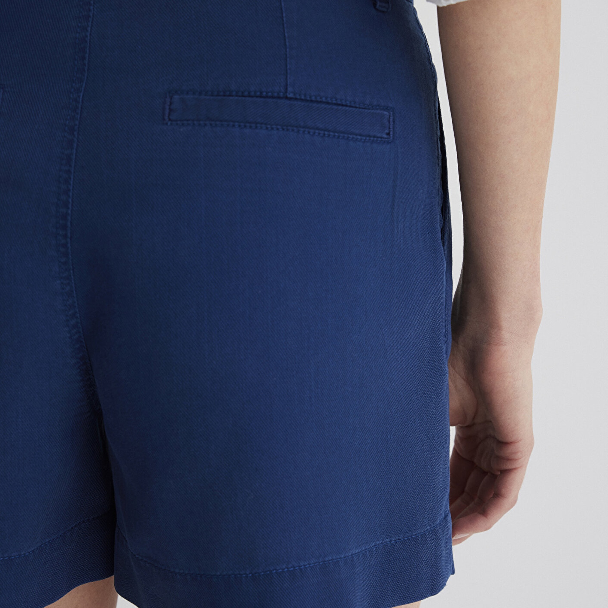 Mavi Tencel TM Liyosel Mavi Şort 1410201-80195