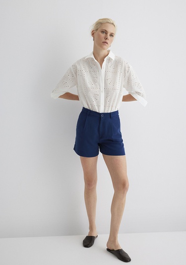  Mavi Tencel TM Liyosel Mavi Şort 1410201-80195