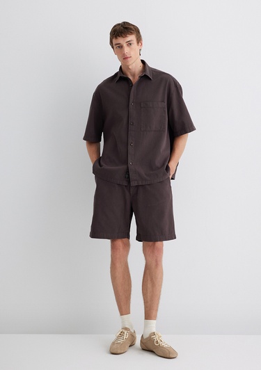  Mavi Mor Kargo Şort 0410278-86683