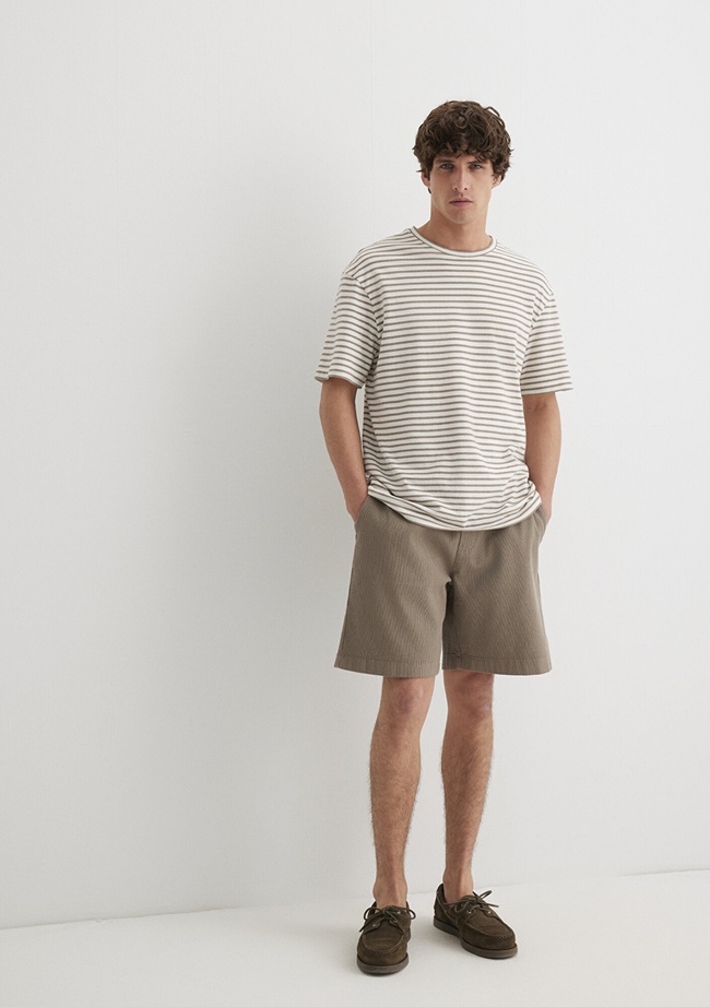  Mavi Kahverengi Şort 0410273-70321