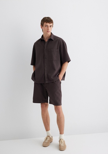  Mavi Mor Kargo Şort 0410278-86683