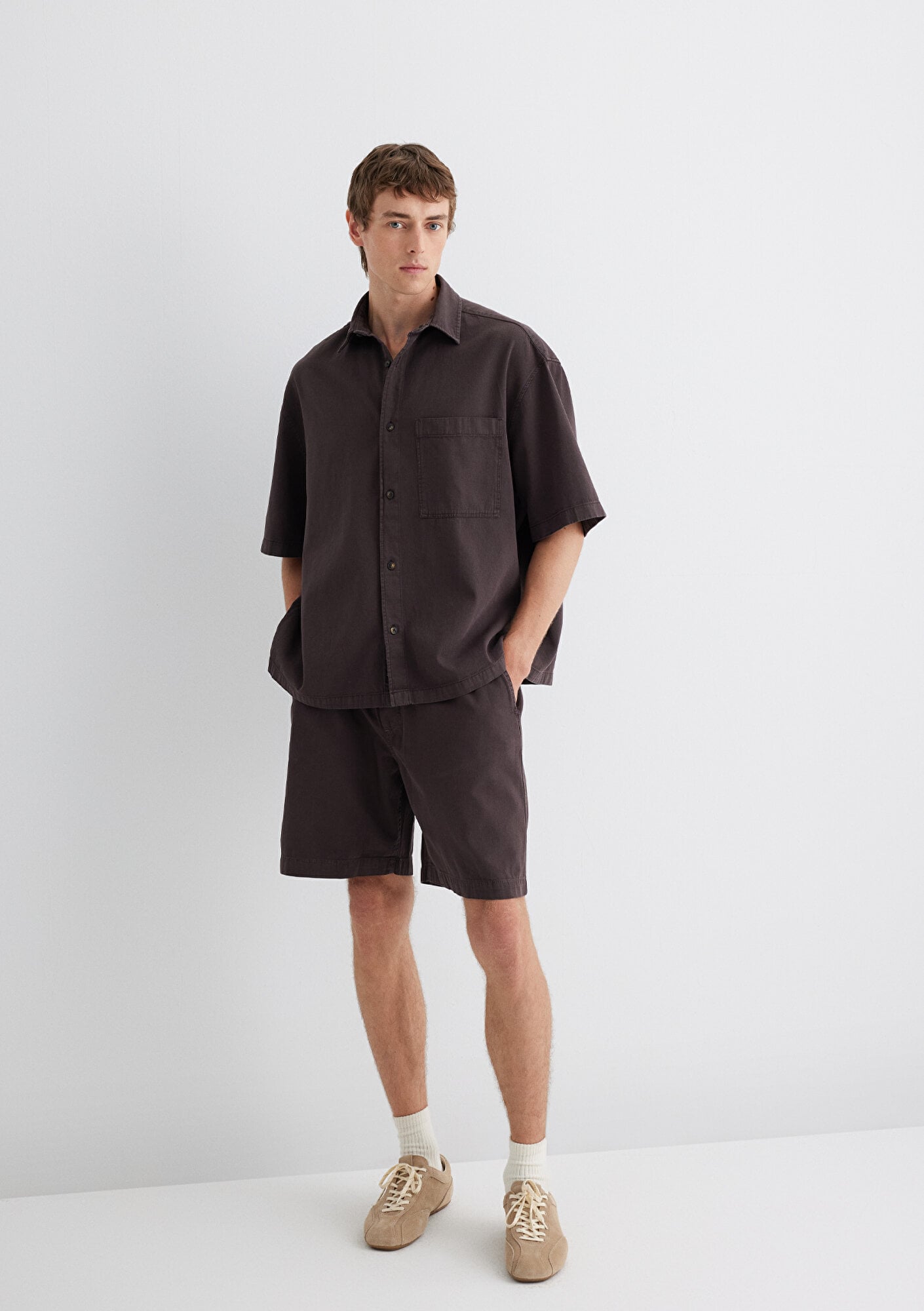  Mavi Mor Kargo Şort 0410278-86683