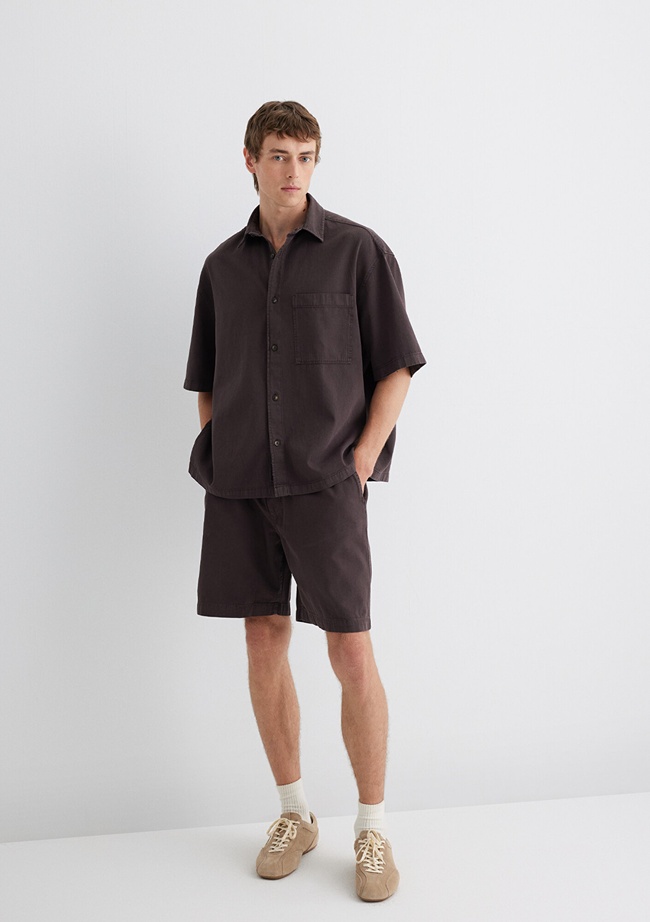  Mavi Mor Kargo Şort 0410278-86683