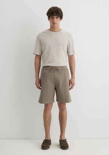  Mavi Kahverengi Şort 0410273-70321