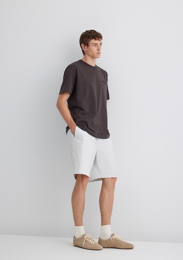  Mavi Gri Şort 0410268-70080