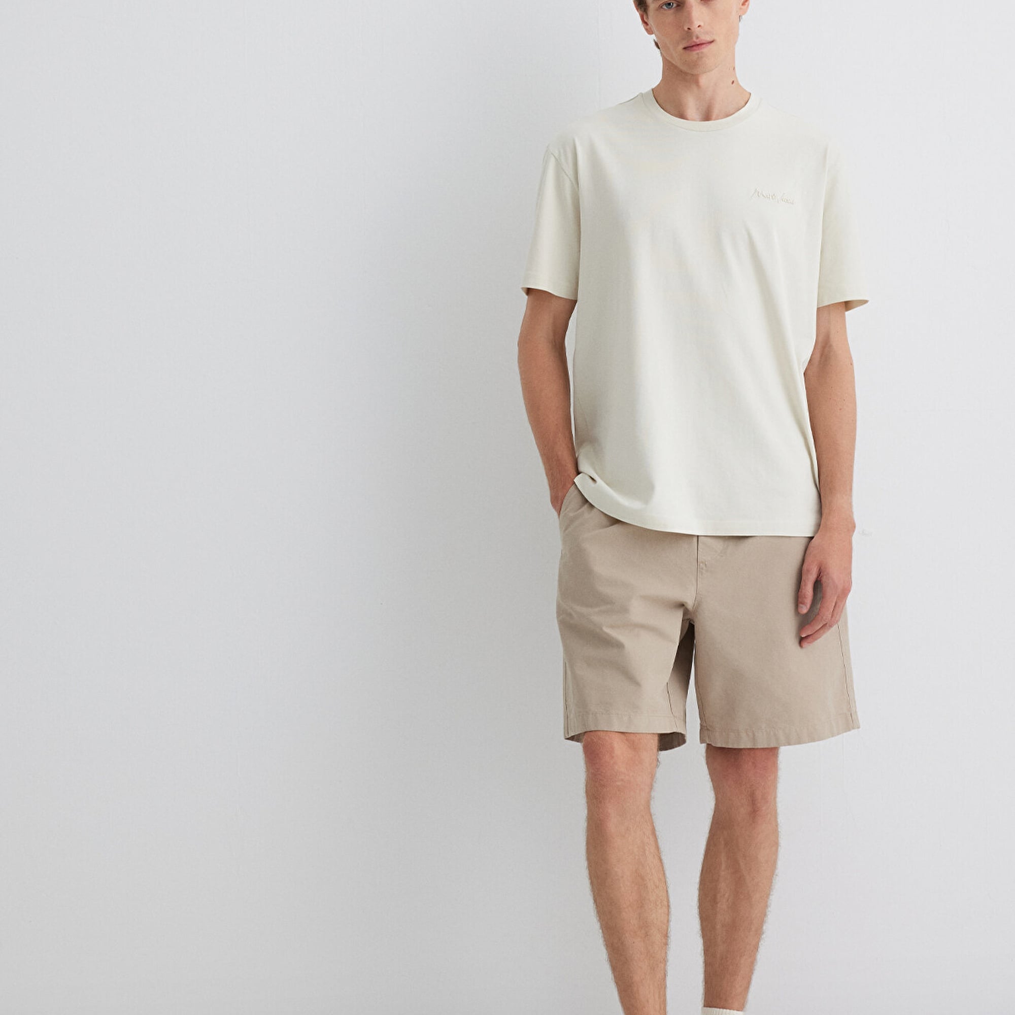 Mavi Bej Şort 0410268-82044