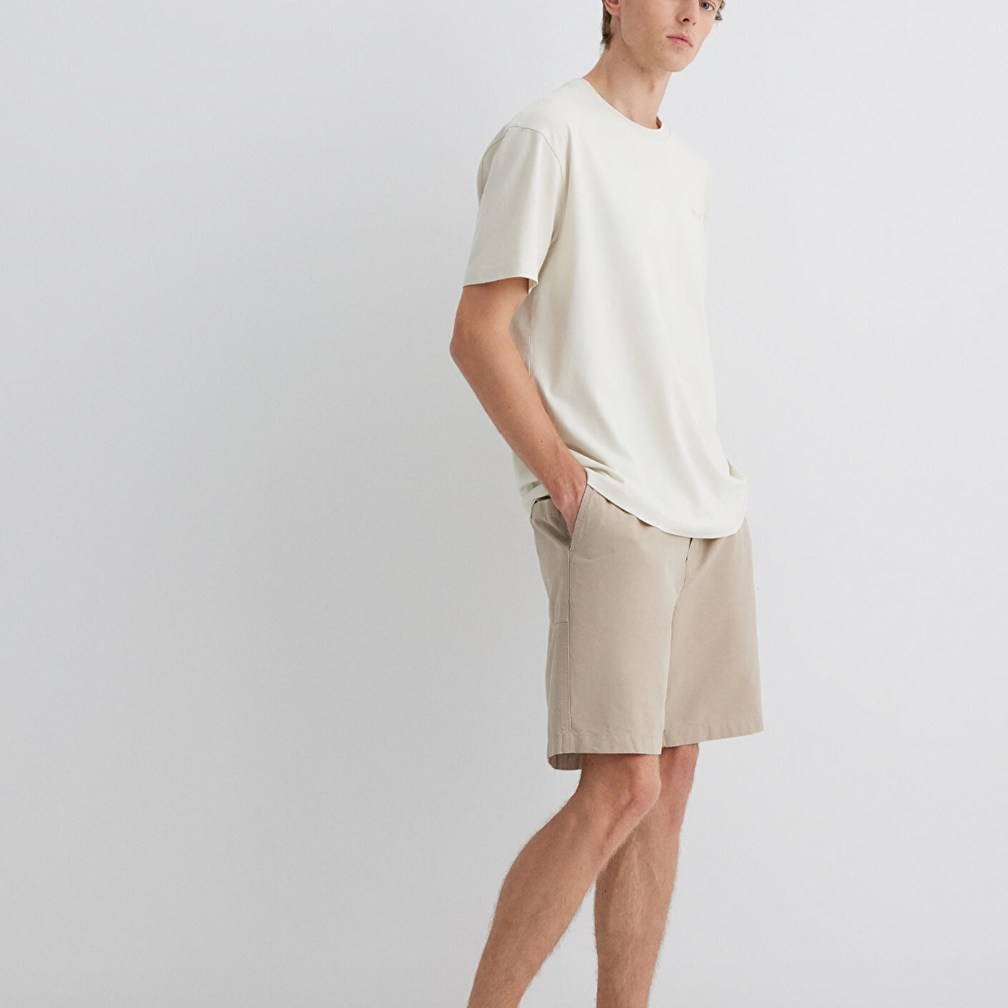 Mavi Bej Şort 0410268-82044