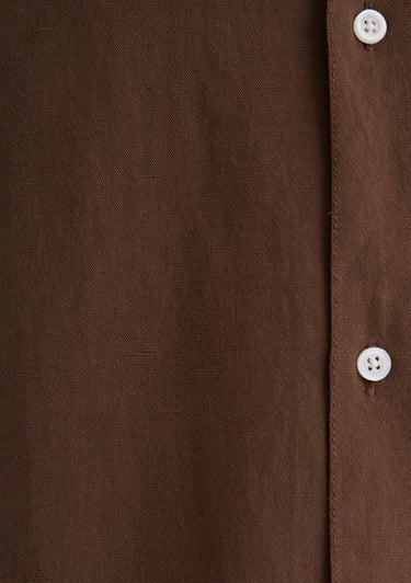  Mavi Kahverengi Gömlek Oversize / Geniş Kesim 0210679-89330