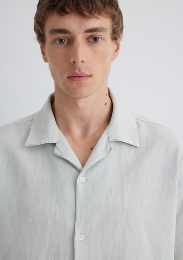  Mavi Yeşil Gömlek Oversize / Geniş Kesim 0210679-70148