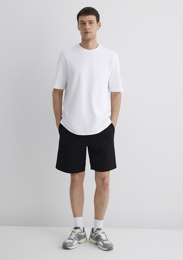  Mavi Siyah Şort 0410254-900