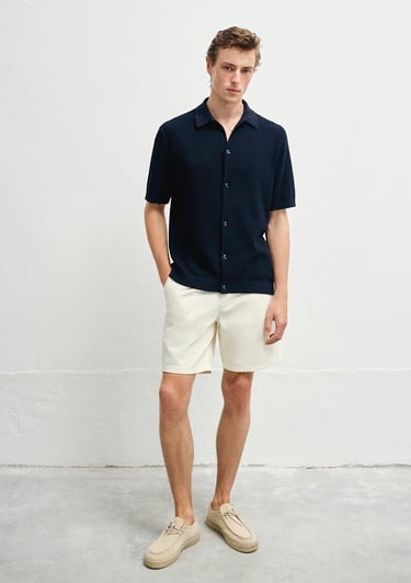  Mavi Lacivert Triko Polo Regular Fit / Normal Kesim 0710306-70488