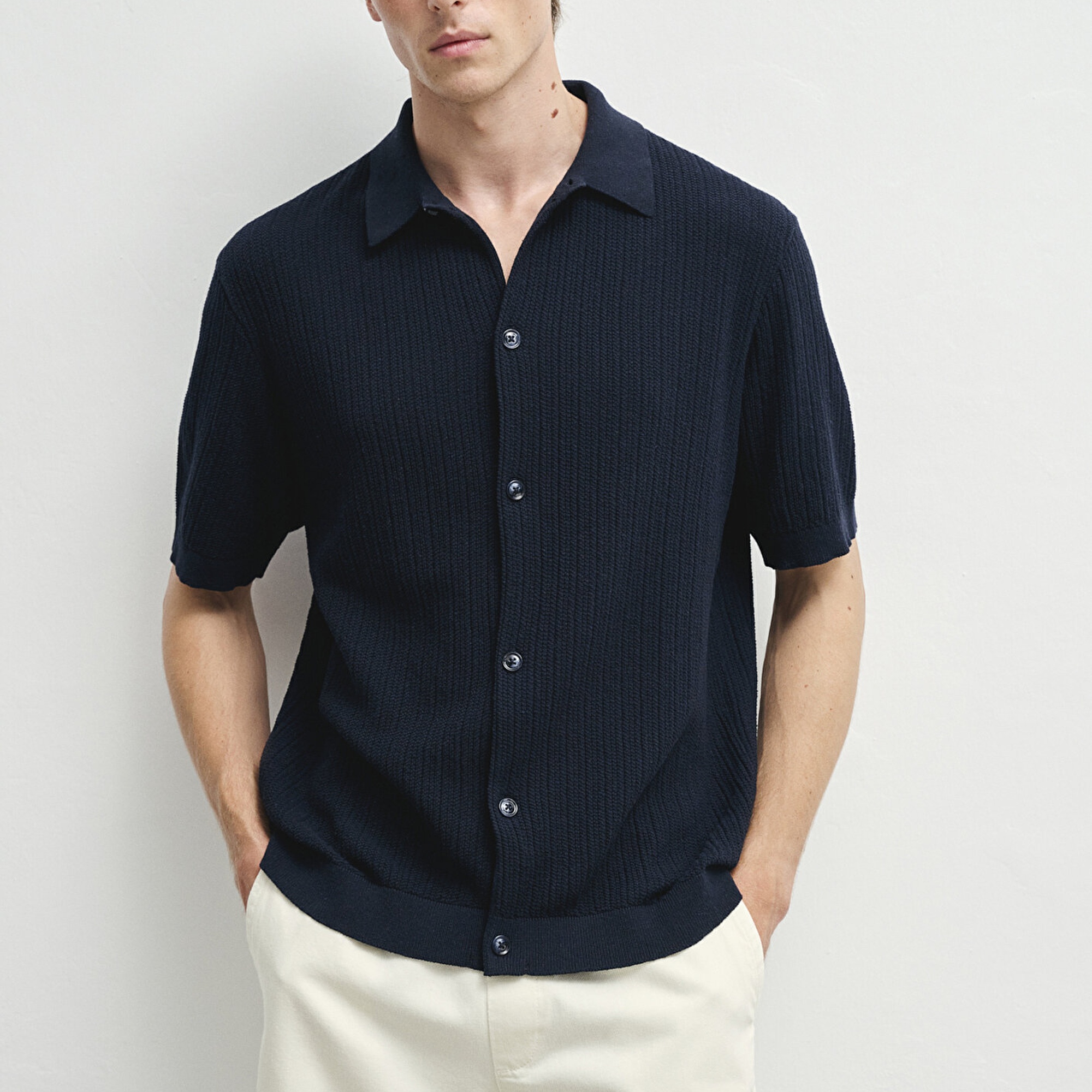 Mavi Lacivert Triko Polo Regular Fit / Normal Kesim 0710306-70488