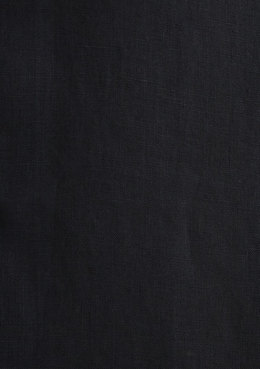  Mavi Siyah Keten Gömlek Regular Fit / Normal Kesim 0211474-900