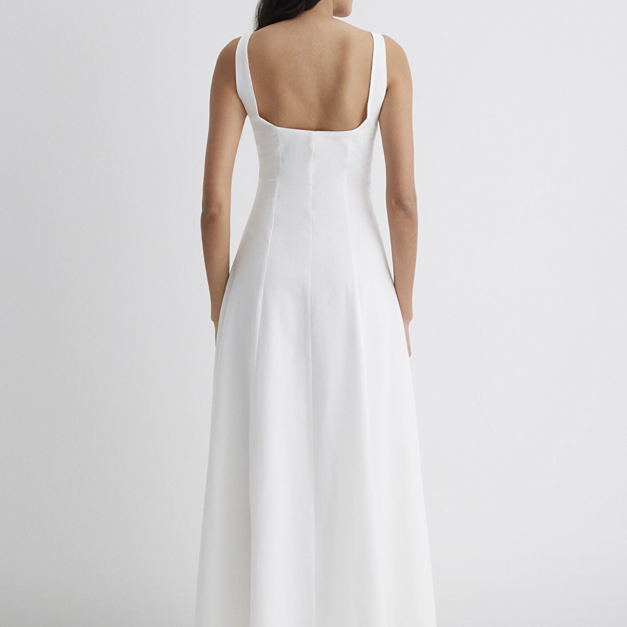 Mavi Beyaz Elbise 1310479-620